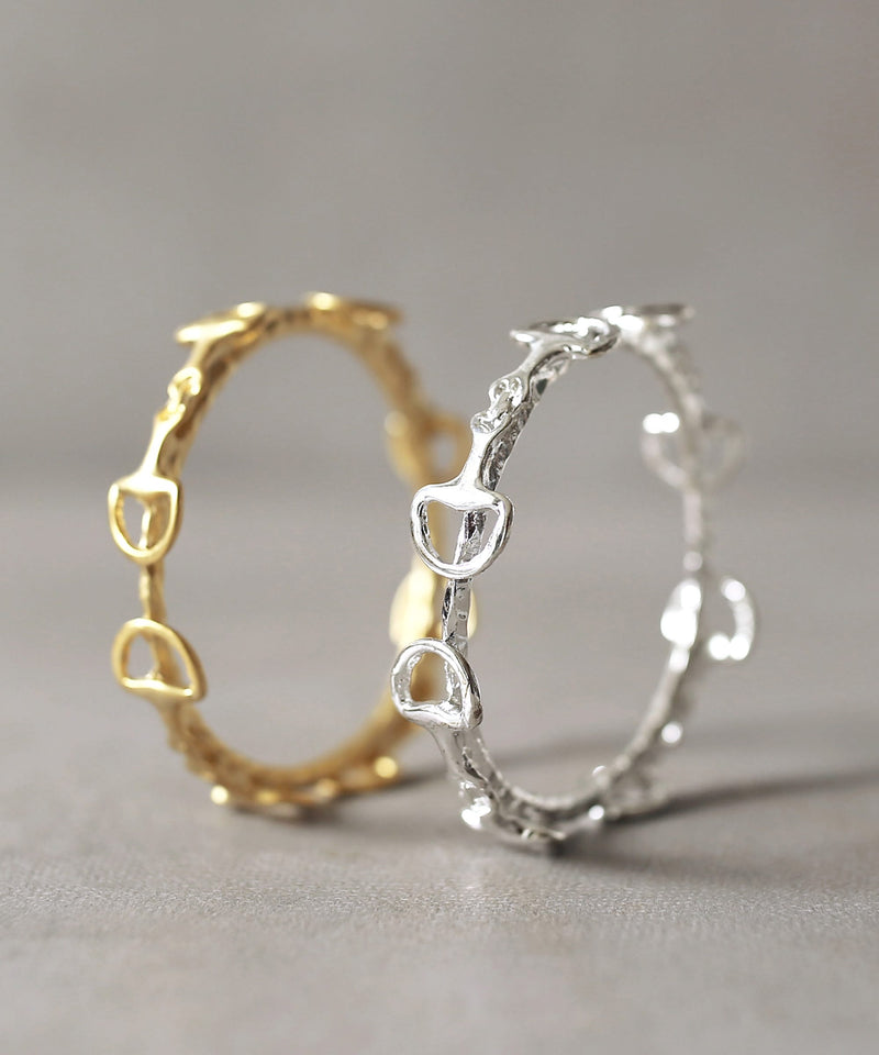 Bit Style Bangle Horse Bit Bangle Bracelet in Gold or Silver – Hart Equestrian