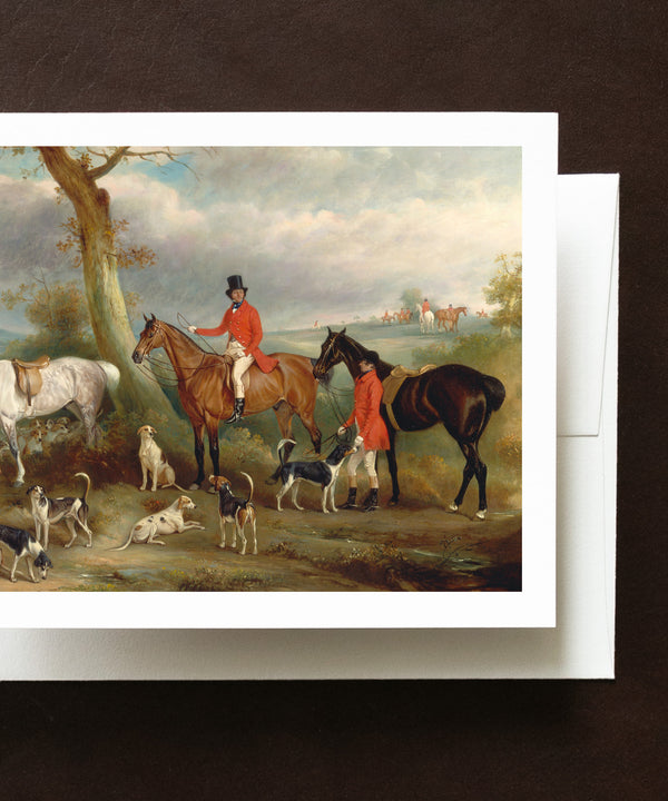 Frameable Hunt Scene Notecards