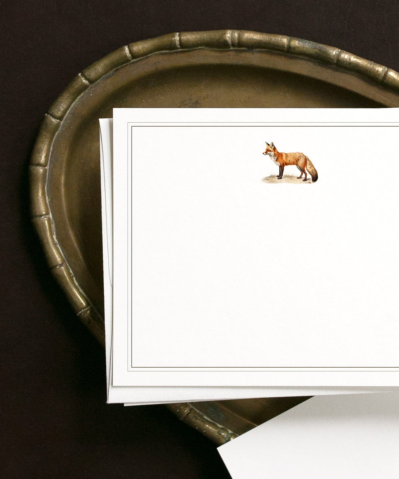 Fox notecard stationery set