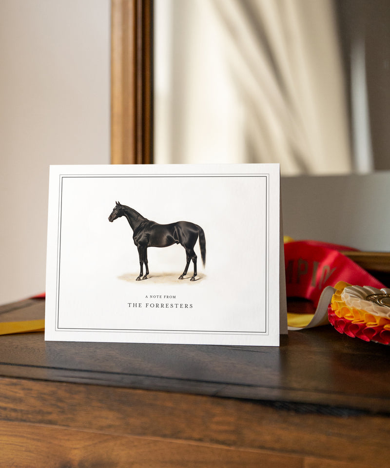 Personalized Equestrian Greeting Cards
