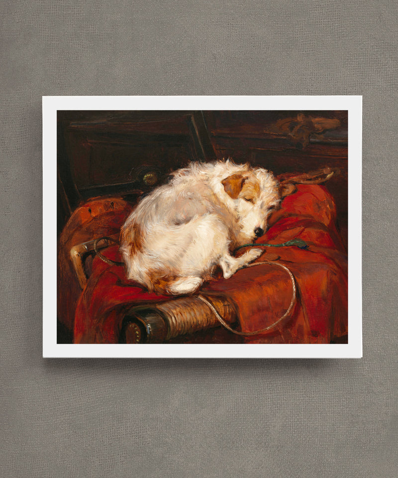 Vintage Jack Russell Terrier Print