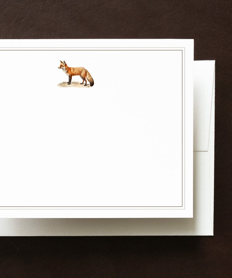 Vintage Fox Notecards