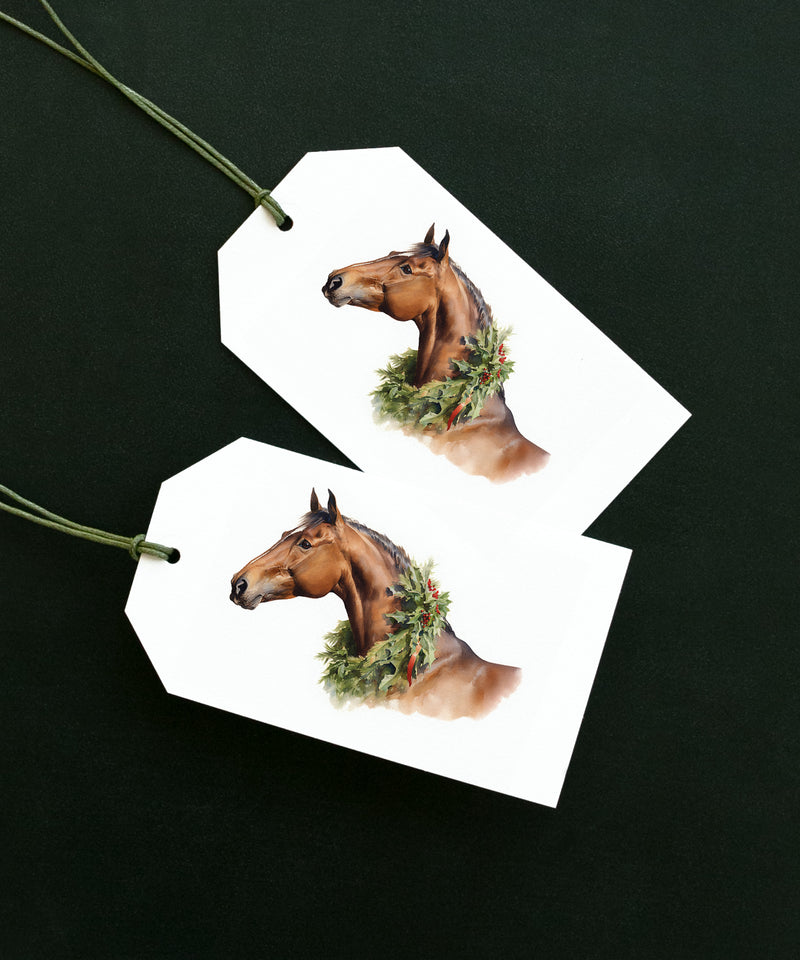 Christmas Horse Gift Tags