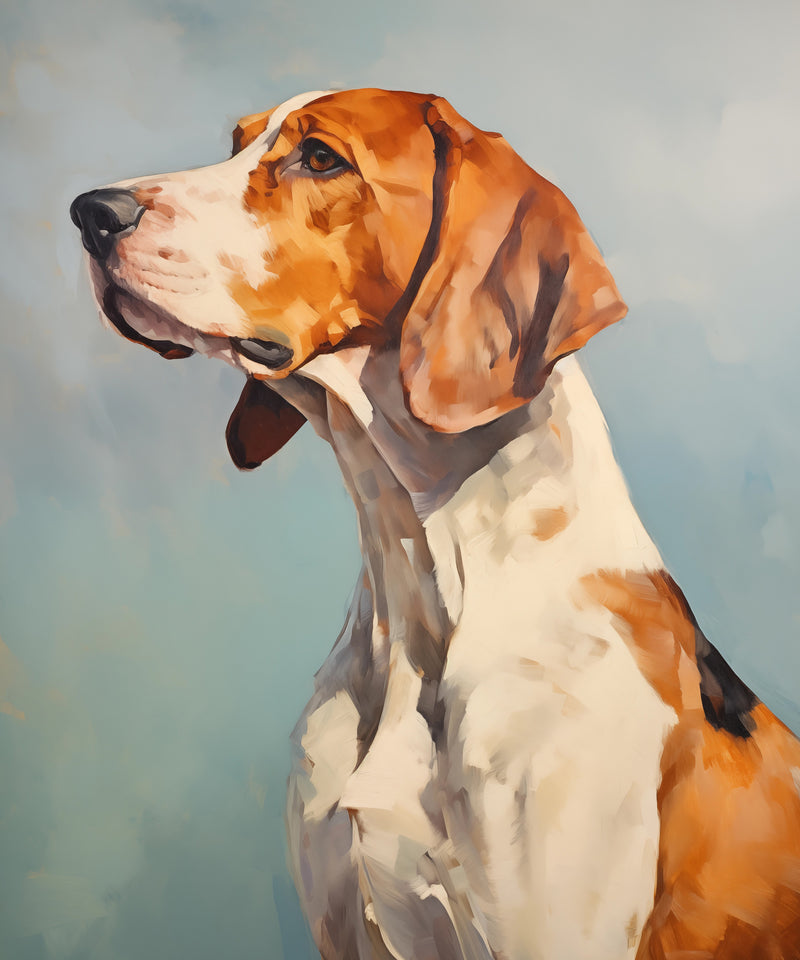 Portrait of a Foxhound