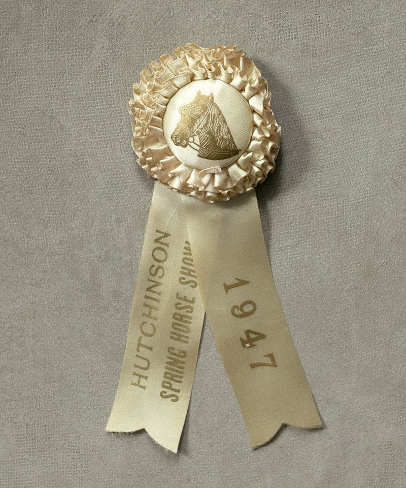 1947 Ivory Horse Show Ribbon