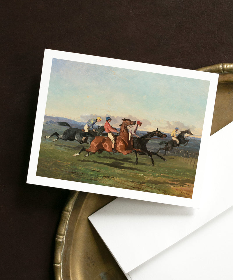 Four Jockeys Stationery Set