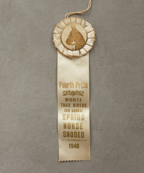 1948 Ivory Horse Show Ribbon