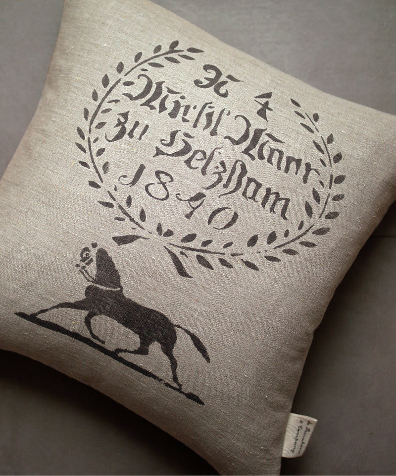 1840 Equestrian Pillow
