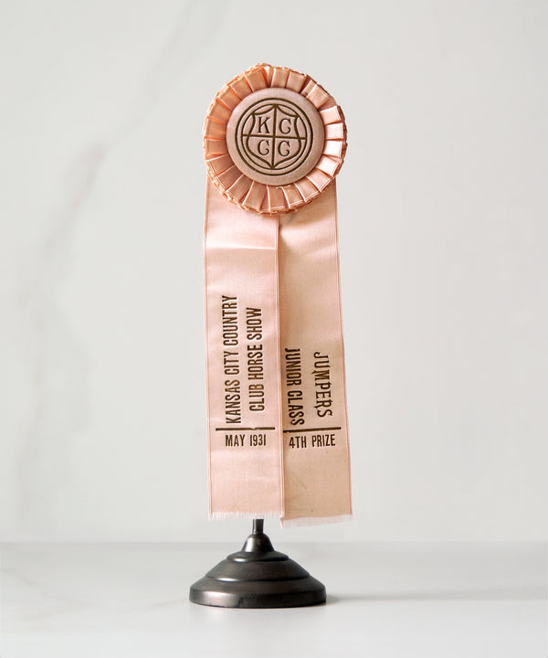 1931 Pink Horse Show Ribbon