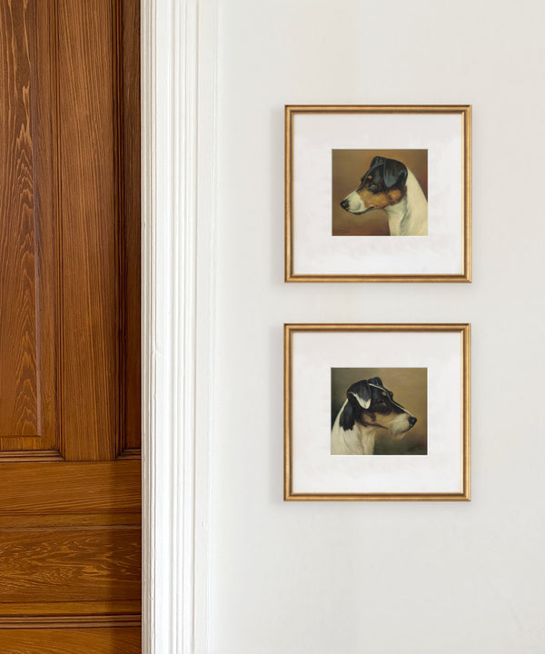 Set of Two Jack Russell Prints